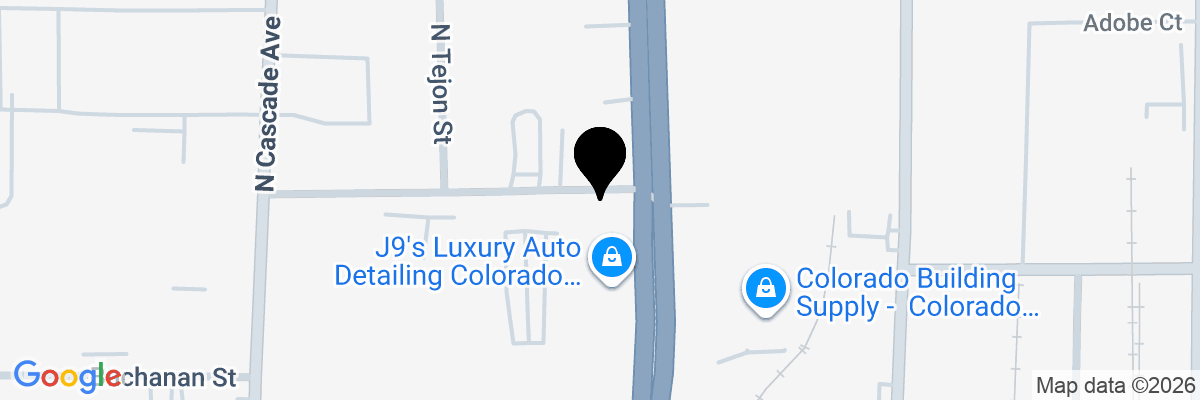 Map showing facility locations